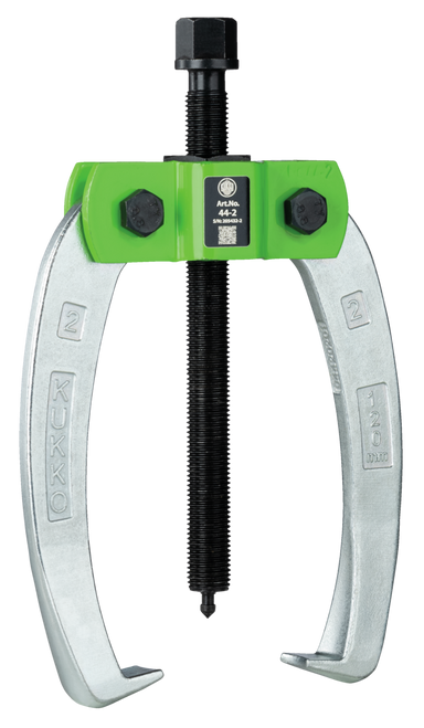 Universal 2-jaw puller with self-centering jaws /  (5 US t) 4 3/4 x 4 3/4 120 x 120 mm