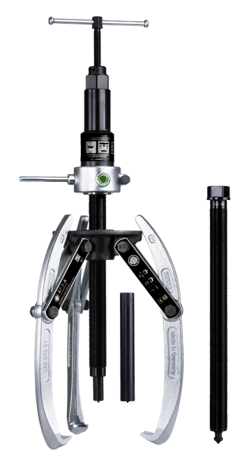Universal 3-jaw puller with hydraulic spindle & swiveling jaws /  (16.5 US t) 11 7/8 x 11 7/8 300x 300 mm - 47-1-B