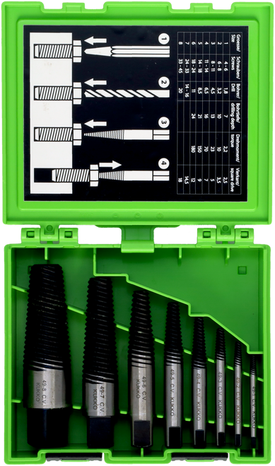 Ensemble d’extracteur de boulon ø 3-45 mm