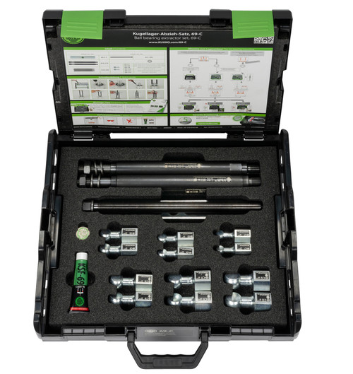 Ball bearing extractor set "Universal" - 69-C