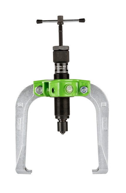 Universal 2-jaw puller short  hydraulic spindle and self-centering /  (11 US t) 5 7/8 x 5 7 /8 150 x 150 mm