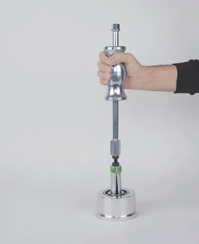 PG220 - ENSEMBLE DE TIRAGE INTERNE (TROU AVEUGLE) AVEC HAUBANS ET MARTEAU COULISSANT, DIAMÈTRE INTÉRIEUR DU ROULEMENT À BILLES : 1-1/8 » - 2-3/4 » (28MM-70MM)