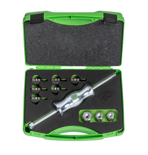 Set of slide hammer in case (Metric)