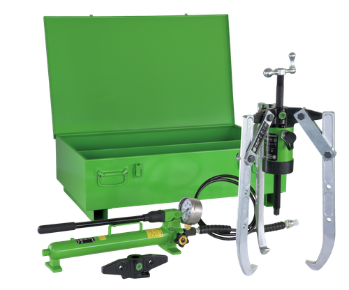 Hydraulic external puller set 2 up to 19 3/4 x 11 7/8 50-500 x 300 mm