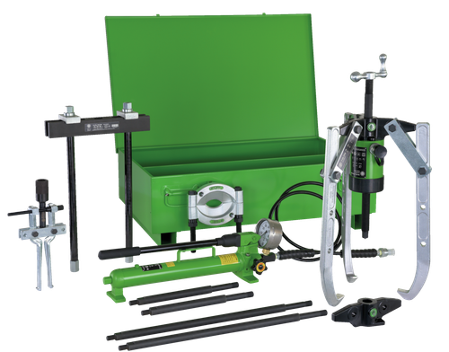 Universal hydraulic gear and bearing puller set /  (33 US t)