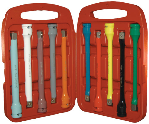 PG348 - 10PC 1/2" TORQUE EXT BAR SET