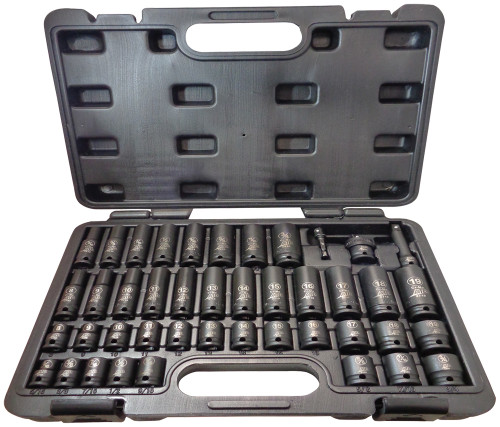 43PC 3/8" DR IMPACT SOCKET SET