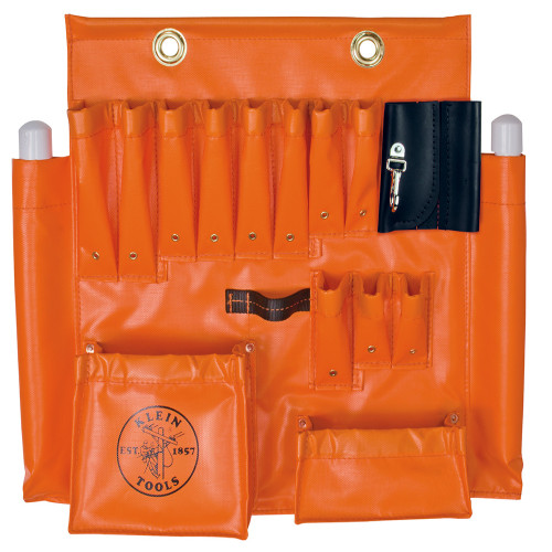 GRAND TABLIER D’OUTIL EN VINYLE ORANGE
