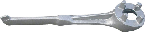 PG246 - NON-SPARKING ALUMINUM DRUM PLUG WRENCH, OPENS MOST 2" & 3/4" DRUM PLUGS