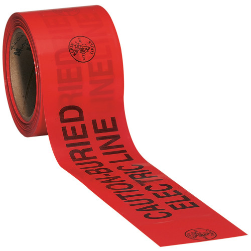 KLEIN 200' RED CAUTION TAPE