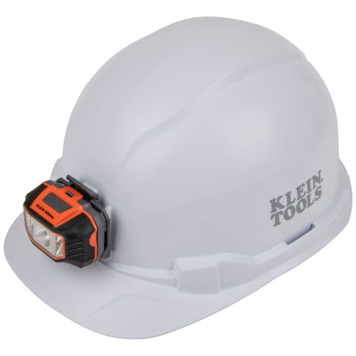 CASQUE DE SÉCURITÉ, CLASSE E, CAP, WHT, LAMPE
