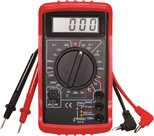PG58 - DIGITAL MULTIMETER, (20) TEST RANGES, (7) TEST FUNCTIONS