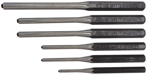 PG197 - 5 PIÈCES. ENSEMBLE DE POINÇONS À ROULEAU