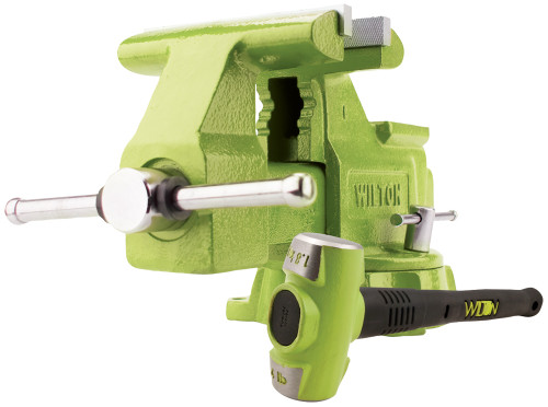 PG274 - B.A.S.H. 6.5" UTILITY VISE AND 4 LB. HAMMER COMBO