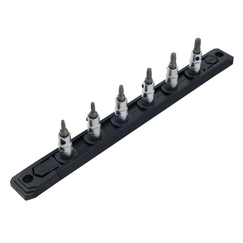 6 Piece Torx Bit Socket 1/4" Drive - T10-T30