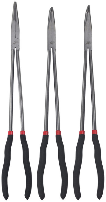 PG178 - ENSEMBLE DE PINCES À BEC AIGUILLÉ 3 PIÈCES XL 16"