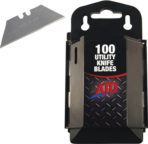 PG133 - 100 UTILITY KNIFE BLADES IN SAFETY DISPENSER