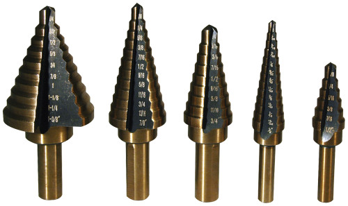 PG113 - 5PC SAE STEP DRILL BIT SET