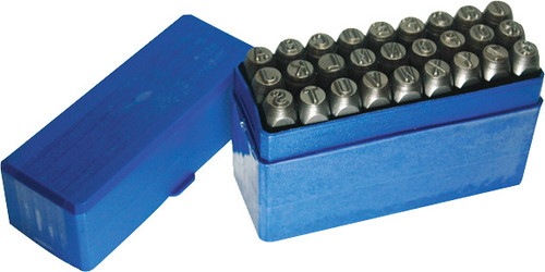 PG211 - 27 PC. LETTER STAMP SET, 3/16" X 3"