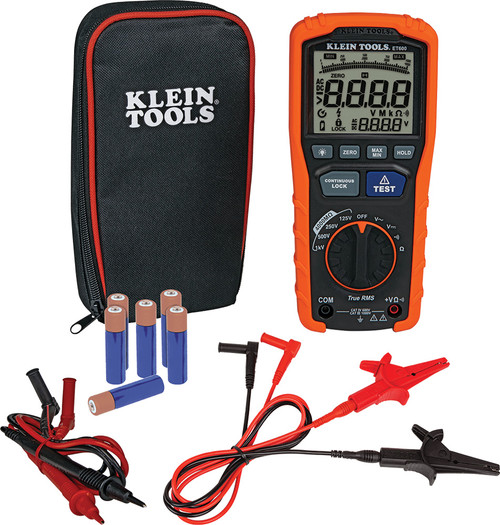 PG122 - INSULATION RESISTANCE TESTER, UP TO 4000MΩ AT 125V, 250V, 500V, & 1000V DC