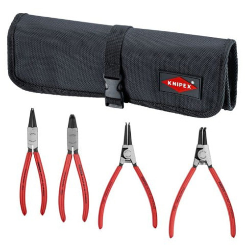 4 Pc Circlip « Snap-Ring » Pinces réglées dans le rouleau d’outil