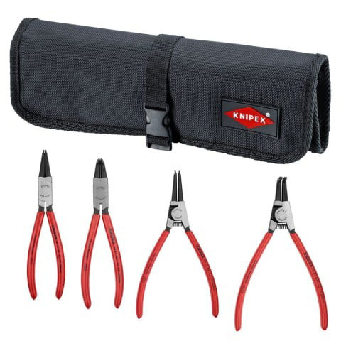 4 Pc Circlip "Snap-Ring" Pliers Set In Tool Roll