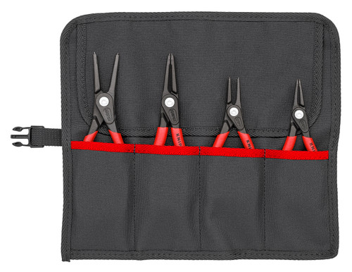 4 Pc Precision Circlip "Snap-Ring" Pliers Set In Tool Roll
