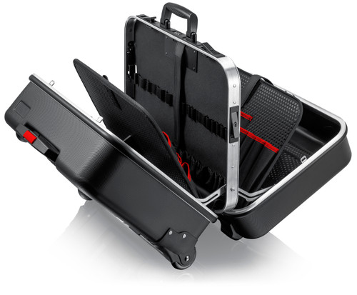 Tool Case "Big Twin-Move" With Integrated Rollers And Telescopic Handle