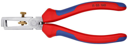 End-Type Wire Stripper Chrome Plated-Comfort Grip