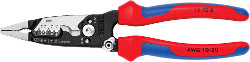 PG180 - 8" FORGED WIRE CUTTER/STRIPPER – MULTIFUNCTION ELECTRICIAN PLIER