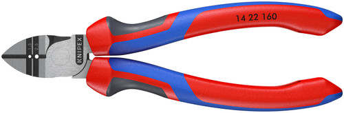Diagonal Cutting Pliers w/ Stripper-Comfort Grip 13, 15 AWG