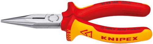 Pinces à nez long avec cutter-1,000V isolé - 25 08 160 SBA