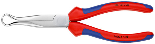 Long Nose Pliers W/O Cutter-Grabber, Comfort Grip