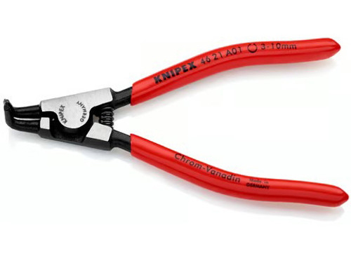 Pinces Circlip inclinées à 90° pour circlips externes sur arbres-Forgé Tip-Size 0 - 46 21 A01