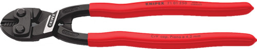 PG184 - 10" KNIPEX CO-BOLT® XL COMPACT BOLT CUTTER WITH STRAIGHT BLADES, CAP. 4.2MM