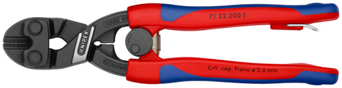 Angled High Leverage CoBolt® Cutters Comfort Grip-Tethered Attachment