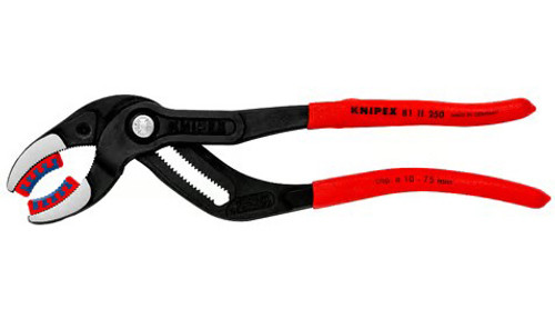 Pipe Gripping Pliers w/ Replaceable Plastic Jaws - 81 11 250