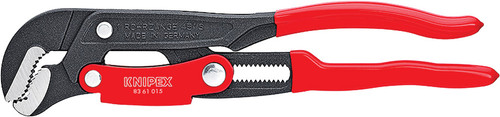 PG173  -  16.5" PIPE WRENCH WITH S-TYPE JAW AND QUICK ADJUSTMENT, 2-3/8" PIPE CAP., 2-3/64" HEX CAP.
