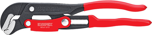 PG187 - 16.5" PIPE WRENCH WITH S-TYPE JAW AND QUICK ADJUSTMENT, 2-3/8" PIPE CAP., 2-3/64" HEX CAP.