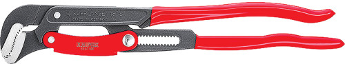 PG187 - CLÉ À TUYAU DE 22 » AVEC MÂCHOIRE DE TYPE S ET RÉGLAGE RAPIDE, CAPUCHON DE TUYAU DE 2-3/4 », CAPUCHON HEX DE 2-3/4 ».
