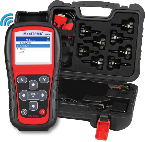 PG33 - TS508WFK-1 – MAXITPMS COMPLETE TPMS SERVICE TOOL WITH WIFI AND (8) 1-SENSORS