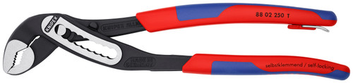 Alligator® Water Pump Pliers-Comfort Grip-Tethered Attachment - 88 02 250 T BKA