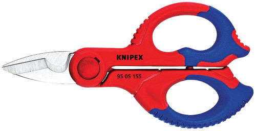 PG120 - 6-1/8" ELECTRICIAN'S SHEARS WITH PLASTIC BELT PUCH