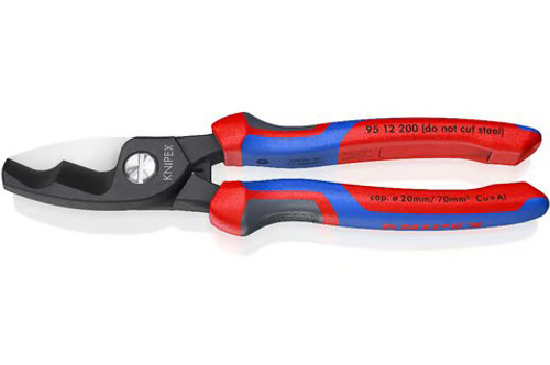 Cable Shears w/Twin Cutting Edge-Comfort Grip - 95 12 200 Cable Shears w/Twin Cutting Edge-Comfort Grip - 95 12 200