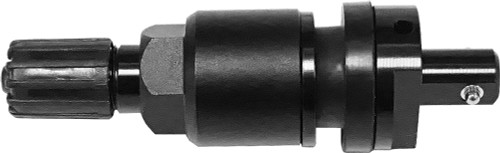 PG38 - TIGE DE SOUPAPE À PRESSION EN MÉTAL NOIR AVEC CAPTEUR MX-SENSOR POUR 1 CAPTEUR