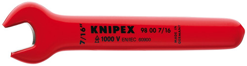 Clé d’extrémité ouverte-1,000V isolé 7/16"