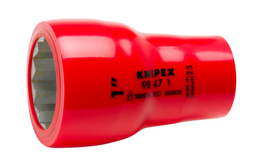 Hex Socket, 1/2"-1,000V Insulated 1"