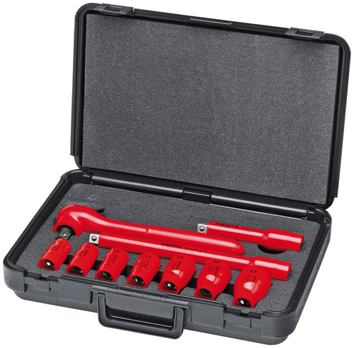 10 Pc-1 000 V Ensemble de prises isolées PRISE 1/2" Métrique