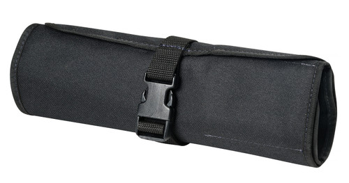 7 Piece Black Tool Roll Up, Empty
