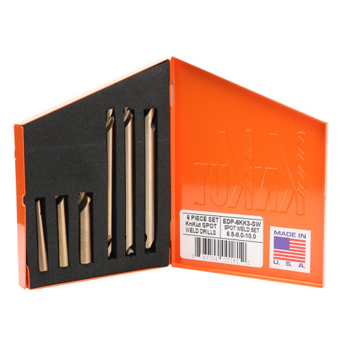 KnKut 6 Piece Spot-Weld Drill Set
